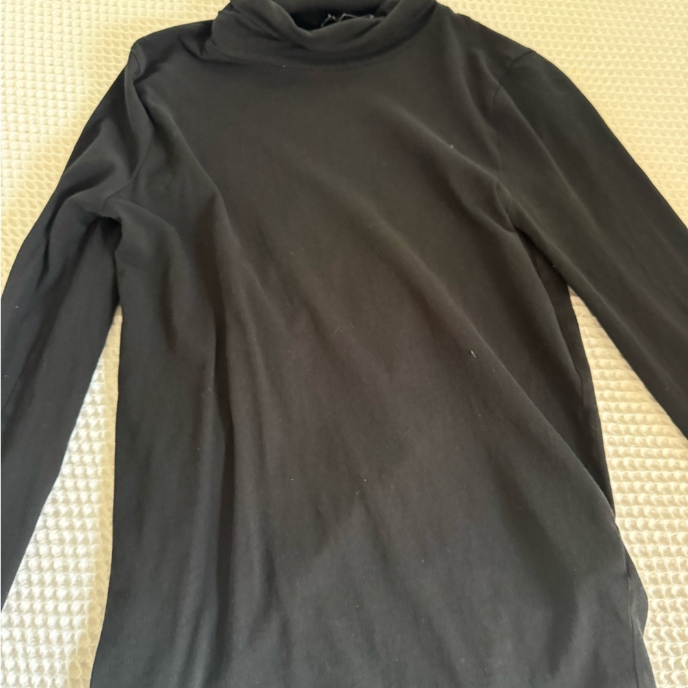JCrew Tissue Crepe Turtleneck